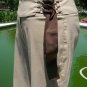 Cache Flat Front Zipper Stretch Pant NEW Size S Beige Tan Adjustable Belt $128