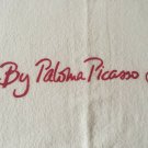 BY PALOMA PICASSO White Cotton Drawstring Dust Sleeper Bag 19.5" X16" X Large