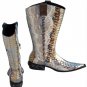 Donald Pliner Western Couture Metallic Leather Boot Shoe NIB GAIL 5 5.5 6 $1500