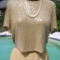 Ellen Tracy $795 Lot 2 pcs Sequin Encrusted Top Skirt EVENT WEDDING NWoT 2/4 XS