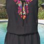 Cache Vest Top New Sz M Adjustable Self Belt Front Snap Zipper Pockets $118 NWT