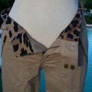 Cache Animal Trim Snap Embellished Pant New Sz XS/S/M 0/2/4 Crop Stretch $88 NWT Cache Animal Trim Snap Embellished Pant New Sz XS/S/M 0/2/4 Crop Stretch $88 NWT