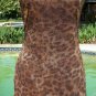 Cache Sequin Encrusted Open Back Event Dress New S/M 4/6/8 Animal Print $158 NWT