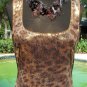 Cache Sequin Encrusted Open Back Event Dress New S/M 4/6/8 Animal Print $158 NWT
