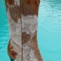 Donald Pliner Couture Hair Calf Leather Boot Shoe New 11 Laser Cut Lace $850 NIB
