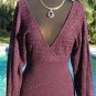 Cache Plunging Double V Neck Wrap Peek A Knit Top New Sz XS/S/M Stretch $118 NWT