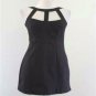 Cache Event Day Dress New Sz XL Unique Neck Work Cocktail Stretch LBD $188 NWT