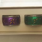 Sets of 4 Jeweled Pier 1 Napkin Rings In Box Christmas NIB New NWT Metallic Sets of 4 Jeweled Pier 1 Napkin Rings In Box Christmas NIB New NWT Metallic