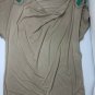 Cache Banded Bottom Top Stretch Split Sleeve Shoulder Embellished Sz L Drape Nec