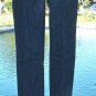 Cache Metal Buckles Self Belt Crop Capri Pant Sz 2/4/6 XS/S Stretch $88 Blue