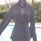 Cache Luxe Silk Bead Top New S/M/L 4/6/8/10 Peasant Empire Tulip Sleeve $158 NWT Cache Luxe Silk Bead Top New S/M/L 4/6/8/10 Peasant Empire Tulip Sleeve $158 NWT