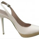 Donald Pliner Couture Bone Leather Raffia Platform Shoe New Slingback $350 NIB Donald Pliner Couture Bone Leather Raffia Platform Shoe New Slingback $350 NIB