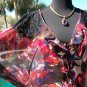 Cache Peasant Tunic Boho Lace Embellished Shoulders Top New Size S/M $118 NWT