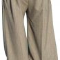 Cache Luxe Elaborate Embellished Lined Pant New Brown Oatmeal Metallic $228 NWT
