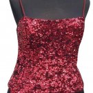 Cache Sequin Encrusted Halter Asymmetrical Bustier Top New Sz XS/S/M/L $138 NWT