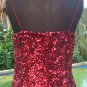 Cache Sequin Encrusted Halter Asymmetrical Bustier Top New Sz XS/S/M/L $138 NWT