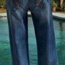 Cache Denim Embellished Pockets Jean Pant New Stretch 0/2/4/6/8 XS/S/M NWT $98