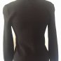 Cache Knit Front Zipper Top Jacket Sweater New Sz S Stretch $138 NWT Black