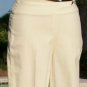 Cambio Modern Classics Off White Cord Pant New Sz 4/6 S Stretch Side Zipper $195