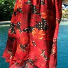 CHICO'S Chicos Size 2 L 12 100% SILK PURRFECT FLEUR VORTEX SKIRT New NWT LINED CHICO'S Chicos Size 2 L 12 100% SILK PURRFECT FLEUR VORTEX SKIRT New NWT LINED