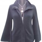Cache 2-Way Un Zip Daring Jacket Top New XS/S/M Wool Blend Stretch $118 NWT