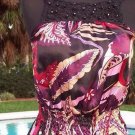 Cache Silk Crochet Bead Straps Chest and Back Top NWT XS/S/M/L Gather Waist $118