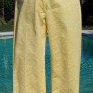 Cache Textured Self Belt Crop Capri Pant New Sz 0/2/4/6 XS/S/M Stretch $88 NWT