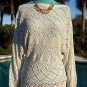 Cache Metallic Peek-A-Boo Split Sleeve Top New Size Size S/M/L Stretch $128 NWT