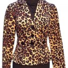 Cache Silk Congo Animal Print Lined Jacket Top New 0/2/4/6/8/10 xs/s/m $208 NWT Cache Silk Congo Animal Print Lined Jacket Top New 0/2/4/6/8/10 xs/s/m $208 NWT