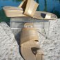 Cache Self Belt Banded Bottom Tie Rhinestone Heart Stretch Top NWT Sz XS/S/M $88