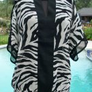 Cache Sheer Illusion Shirred Elastic Bottom Top S/M Peek A Boo Shoulder $98 NWT