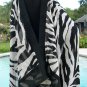 Cache Sheer Illusion Shirred Elastic Bottom Top S/M Peek A Boo Shoulder $98 NWT