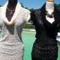 Cache Stretch Lace Pucker Body Hugging Top New XS/S/M/L Tunic Adjustable $98 NWT