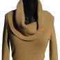 Cache Gold Metallic Oversized Collar Top New Super Soft Stretch XS/S/M/L $98 NWT