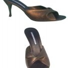 Donald Pliner Couture Metallic Elastic Mesh and Leather Slide Shoe New NIB $255 Donald Pliner Couture Metallic Elastic Mesh and Leather Slide Shoe New NIB $255