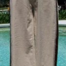 Cache Linen Blend Multi Color Bead Trim Crop Pant New 0/2/4/6/8 XS/S Stretch $98 Cache Linen Blend Multi Color Bead Trim Crop Pant New 0/2/4/6/8 XS/S Stretch $98
