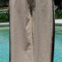 Cache Linen Blend Multi Color Bead Trim Crop Pant New 0/2/4/6/8 XS/S Stretch $98