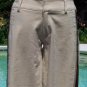Cache Linen Blend Multi Color Bead Trim Crop Pant New 0/2/4/6/8 XS/S Stretch $98
