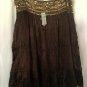 Cache Hand Sewn Sequins Crinkle Lined Skirt New Event Day Party $138 NWT S/M/L