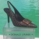 Donald Pliner Couture Distress Metallic Gator Leather Pump Shoe New 5.5 $395 NIB Donald Pliner Couture Distress Metallic Gator Leather Pump Shoe New 5.5 $395 NIB