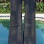 Cache Denim Hand Painted Stretch Jean Pant New Velvet BurnOut Trim $158 NWT
