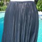 Cache Luxe Pleated Stretch Soft Metalic Skirt XS/S/M/L/XL Elastic Waist $178 NWT