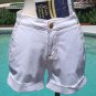 Cache Contour Stretch Denim Short Pant Detail Stitching Patent Pending NWT $98