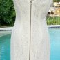 Cache Day Event Dress Stretch LBD Lined Snake Insert Peek A Boo Front $188 NWT 6