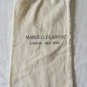 Authentic Manolo Blahnik White Dust Cover Sleeper Bag for Shoes 8" x 14"