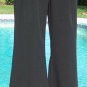 NWT Cache Stretch Flair Leg Black Pant Self Belt Style Size 0/2 XS New $118