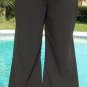 NWT Cache Stretch Flair Leg Black Pant Self Belt Style Size 0/2 XS New $118