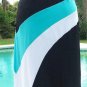 Cache Stretch Color Block Lined Skirt New Size XS/S/M Matte Jersey $118 NWT
