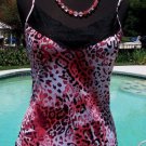 Cache Animal Print Lace Adjustable Strap Cami Top New Size XS/S Stretch NWT Cache Animal Print Lace Adjustable Strap Cami Top New Size XS/S Stretch NWT