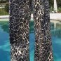 Cache Animal Velvet Cord Stretch Pant New Sz XS/S/M $178 NWT Texture Black Gray